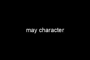 may character